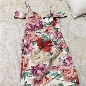 Floral Off-Shoulder Dress